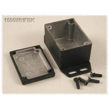 Hammond Electronics öntvény dobozok, 1590-es sorozat 1590WHFBK alumínium (H x Sz x Ma) 52.5 x 38 x 31 mm, fekete Hammond Electronics öntvény dobozok, 1590-es sorozat 1590WHFBK alumínium (H x Sz x Ma) 52.5 x 38 x 31 mm, fekete