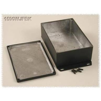 Hammond Electronics öntvény dobozok, 1590-es sorozat 1590WJFBK alumínium (H x Sz x Ma) 52.5 x 38 x 31 mm, fekete Hammond Electronics öntvény dobozok, 1590-es sorozat 1590WJFBK alumínium (H x Sz x Ma) 52.5 x 38 x 31 mm, fekete