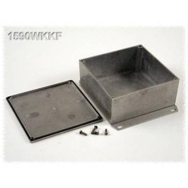 Hammond Electronics öntvény dobozok, 1590-es sorozat 1590WKKF alumínium (H x Sz x Ma) 125 x 125 x 57 mm, natúr Hammond Electronics öntvény dobozok, 1590-es sorozat 1590WKKF alumínium (H x Sz x Ma) 125 x 125 x 57 mm, natúr