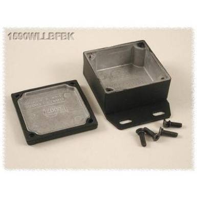 Hammond Electronics öntvény dobozok, 1590-es sorozat 1590WLLBFBK alumínium (H x Sz x Ma) 50 x 50 x 25 mm, fekete Hammond Electronics öntvény dobozok, 1590-es sorozat 1590WLLBFBK alumínium (H x Sz x Ma) 50 x 50 x 25 mm, fekete