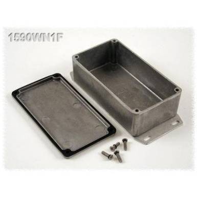 Hammond Electronics öntvény dobozok, 1590-es sorozat 1590WN1F alumínium (H x Sz x Ma) 121 x 66 x 40 mm, natúr Hammond Electronics öntvény dobozok, 1590-es sorozat 1590WN1F alumínium (H x Sz x Ma) 121 x 66 x 40 mm, natúr