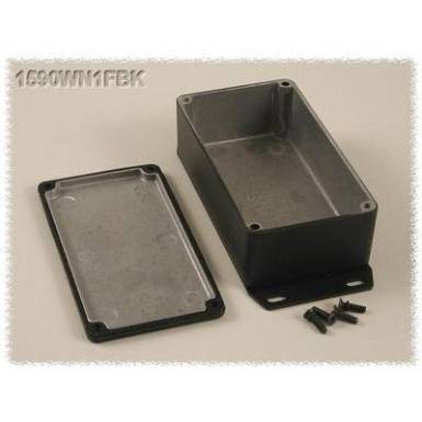 Hammond Electronics öntvény dobozok, 1590-es sorozat 1590WNFBK alumínium (H x Sz x Ma) 121 x 66 x 40 mm, fekete Hammond Electronics öntvény dobozok, 1590-es sorozat 1590WNFBK alumínium (H x Sz x Ma) 121 x 66 x 40 mm, fekete
