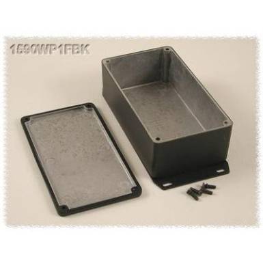 Hammond Electronics öntvény dobozok, 1590-es sorozat 1590WP1FBK alumínium (H x Sz x Ma) 153 x 82 x 50 mm, fekete Hammond Electronics öntvény dobozok, 1590-es sorozat 1590WP1FBK alumínium (H x Sz x Ma) 153 x 82 x 50 mm, fekete