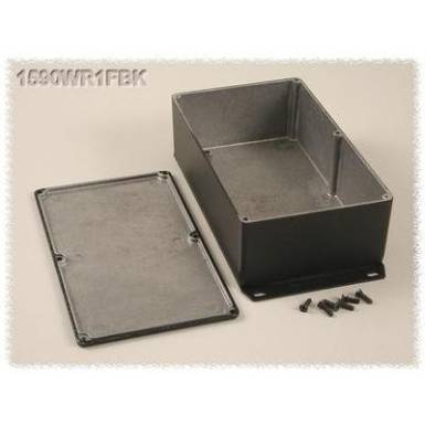 Hammond Electronics öntvény dobozok, 1590-es sorozat 1590WR1FBK alumínium (H x Sz x Ma) 192 x 111 x 61 mm, fekete Hammond Electronics öntvény dobozok, 1590-es sorozat 1590WR1FBK alumínium (H x Sz x Ma) 192 x 111 x 61 mm, fekete