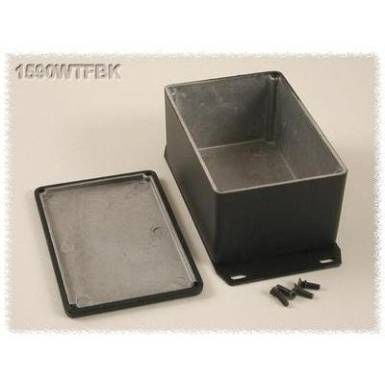 Hammond Electronics öntvény dobozok, 1590-es sorozat 1590WTFBK alumínium (H x Sz x Ma) 120.5 x 79.5 x 59 mm, fekete Hammond Electronics öntvény dobozok, 1590-es sorozat 1590WTFBK alumínium (H x Sz x Ma) 120.5 x 79.5 x 59 mm, fekete