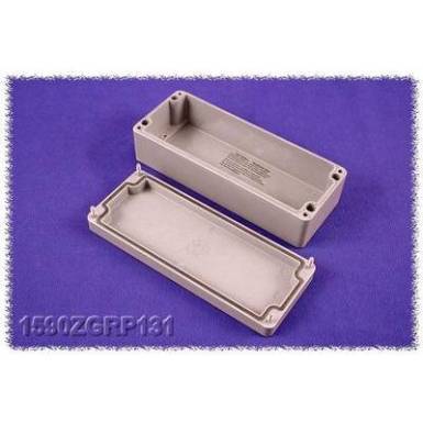 Hammond Electronics műanyag doboz, 590ZGRP sorozat 1590ZGRP131 poliészter (H x Sz x Ma) 190 x 75 x 55 mm, szürke Hammond Electronics műanyag doboz, 590ZGRP sorozat 1590ZGRP131 poliészter (H x Sz x Ma) 190 x 75 x 55 mm, szürke