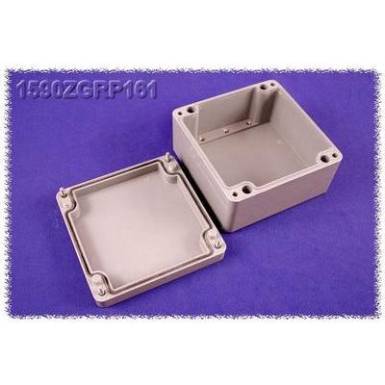Hammond Electronics műanyag doboz, 590ZGRP sorozat 1590ZGRP161 poliészter (H x Sz x Ma) 160 x 160 x 90 mm, szürke Hammond Electronics műanyag doboz, 590ZGRP sorozat 1590ZGRP161 poliészter (H x Sz x Ma) 160 x 160 x 90 mm, szürke