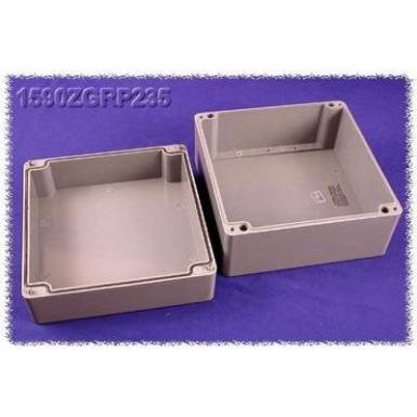 Hammond Electronics műanyag doboz, 590ZGRP sorozat 1590ZGRP235 poliészter (H x Sz x Ma) 255 x 250 x 160 mm, szürke Hammond Electronics műanyag doboz, 590ZGRP sorozat 1590ZGRP235 poliészter (H x Sz x Ma) 255 x 250 x 160 mm, szürke