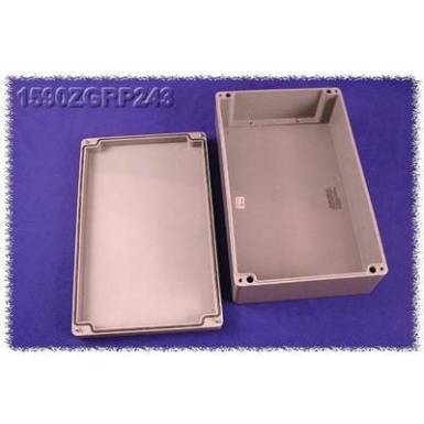 Hammond Electronics műanyag doboz, 590ZGRP sorozat 1590ZGRP243 poliészter (H x Sz x Ma) 400 x 250 x 120 mm, szürke Hammond Electronics műanyag doboz, 590ZGRP sorozat 1590ZGRP243 poliészter (H x Sz x Ma) 400 x 250 x 120 mm, szürke