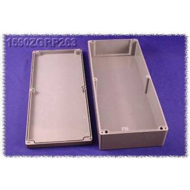 Hammond Electronics műanyag doboz, 590ZGRP sorozat 1590ZGRP263 poliészter (H x Sz x Ma) 600 x 250 x 120 mm, szürke Hammond Electronics műanyag doboz, 590ZGRP sorozat 1590ZGRP263 poliészter (H x Sz x Ma) 600 x 250 x 120 mm, szürke