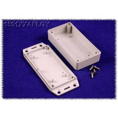Univerz&aacute;lis műszerdoboz ABS, sz&uuml;rke 100 x 51 x 26 Hammond Electronics 1591XXAFLGY 1 db