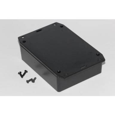 Univerz&aacute;lis műszerdoboz ABS, fekete 121 x 94 x 34 Hammond Electronics 1591XXGFLBK 1 db