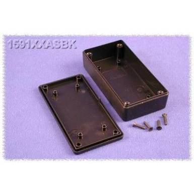 Univerz&aacute;lis műszerdoboz ABS, fekete 100 x 51 x 26 Hammond Electronics 1591XXASBK 1 db