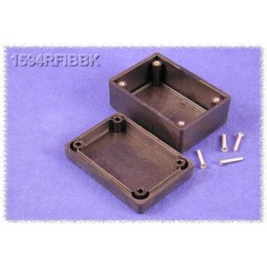 Hammond Electronics műanyag doboz, 1594RFI sorozat 1594RFIBBK ABS (lángálló) (H x Sz x Ma) 81 x 56 x 40 mm, fekete Hammond Electronics műanyag doboz, 1594RFI sorozat 1594RFIBBK ABS (lángálló) (H x Sz x Ma) 81 x 56 x 40 mm, fekete