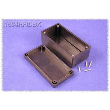 Hammond Electronics műanyag doboz, 1594RFI sorozat 1594RFIDBK ABS (lángálló) (H x Sz x Ma) 131 x 66 x 55 mm, fekete Hammond Electronics műanyag doboz, 1594RFI sorozat 1594RFIDBK ABS (lángálló) (H x Sz x Ma) 131 x 66 x 55 mm, fekete