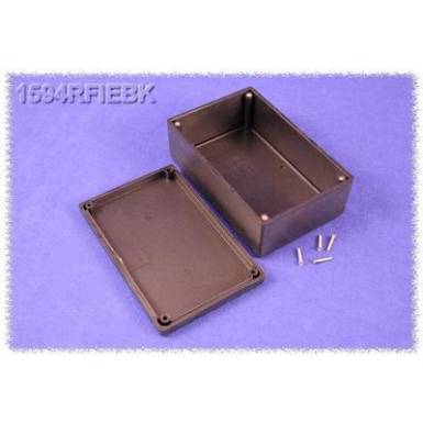 Hammond Electronics műanyag doboz, 1594RFI sorozat 1594RFIEBK ABS (lángálló) (H x Sz x Ma) 167 x 107 x 65 mm, fekete Hammond Electronics műanyag doboz, 1594RFI sorozat 1594RFIEBK ABS (lángálló) (H x Sz x Ma) 167 x 107 x 65 mm, fekete