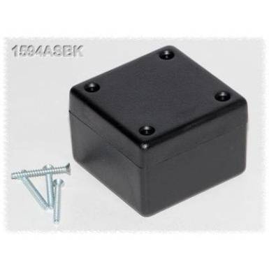 Univerzális műszerdoboz ABS, fekete 56 x 56 x 40 Hammond Electronics 1594ASBK 1 db Univerzális műszerdoboz ABS, fekete 56 x 56 x 40 Hammond Electronics 1594ASBK 1 db
