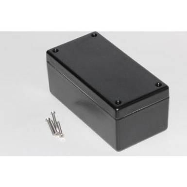 Hammond Electronics műanyag doboz, 1594W sorozat 1594DWBK ABS (lángálló) (H x Sz x Ma) 131 x 66 x 55 mm, fekete Hammond Electronics műanyag doboz, 1594W sorozat 1594DWBK ABS (lángálló) (H x Sz x Ma) 131 x 66 x 55 mm, fekete