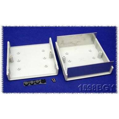 Univerz&aacute;lis műszerh&aacute;z Hammond Electronics 1598BGY ABS (l&aacute;ng&aacute;ll&oacute;) (H x Sz x Ma) 134 x 135 x 50 mm, sz&uuml;rke
