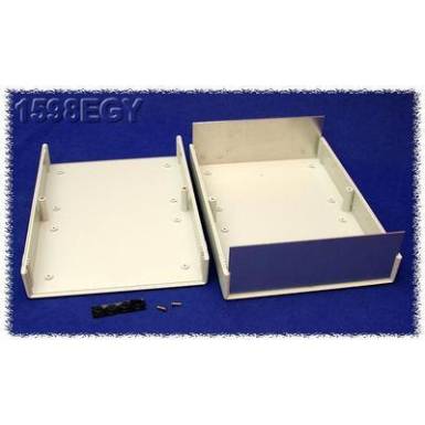 Univerzális műszerház Hammond Electronics 1598EGY ABS (lángálló) (H x Sz x Ma) 160 x 160 x 86 mm, szürke Univerzális műszerház Hammond Electronics 1598EGY ABS (lángálló) (H x Sz x Ma) 160 x 160 x 86 mm, szürke