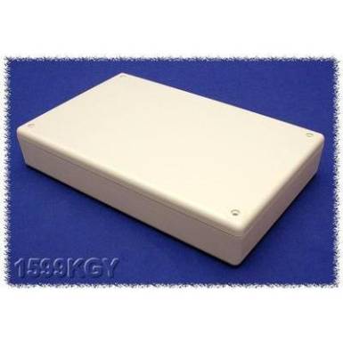 Kézi műszerdoboz ABS, szürke 220 x 140 x 40 Hammond Electronics 1599KGY, 1db Kézi műszerdoboz ABS, szürke 220 x 140 x 40 Hammond Electronics 1599KGY, 1db