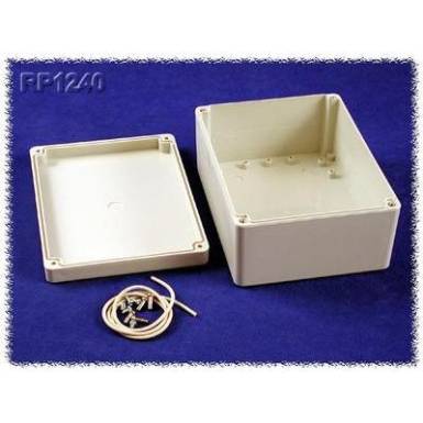 Univerzális műszerház Hammond Electronics RP1240 polikarbonát (H x Sz x Ma) 165 x 125 x 75 mm, szürke Univerzális műszerház Hammond Electronics RP1240 polikarbonát (H x Sz x Ma) 165 x 125 x 75 mm, szürke
