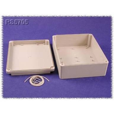 Univerzális műszerház Hammond Electronics RS5705 ABS (H x Sz x Ma) 250 x 200 x 95 mm, szürke Univerzális műszerház Hammond Electronics RS5705 ABS (H x Sz x Ma) 250 x 200 x 95 mm, szürke
