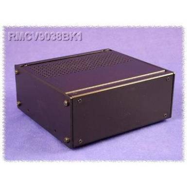 Hammond Electronics alumínium doboz, RMC sorozat RMCV9038BK1 alumínium (H x Sz x Ma) 216 x 203 x 65 mm, fekete Hammond Electronics alumínium doboz, RMC sorozat RMCV9038BK1 alumínium (H x Sz x Ma) 216 x 203 x 65 mm, fekete