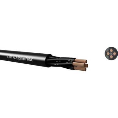 L-RF 4x2,50 qmm, black, FRNC, speaker-cable, round 65H425000 Kabeltronik L-RF 4x2,50 qmm, black, FRNC, speaker-cable, round 65H425000 Kabeltronik