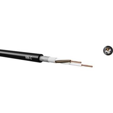Mik-C-PVC Mikrofonkábel 2 x 0.25 mm² fekete méteráru Kabeltronik Mik-C-PVC Mikrofonkábel 2 x 0.25 mm² fekete méteráru Kabeltronik