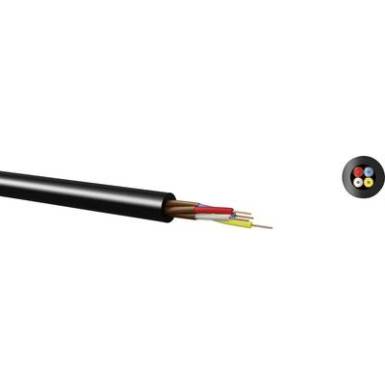 Dióda- és sztereovezetékek 4 x 0.08 mm² fekete méteráru Kabeltronik Dióda- és sztereovezetékek 4 x 0.08 mm² fekete méteráru Kabeltronik