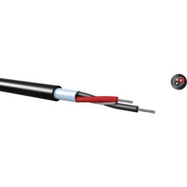 V(St)F-H huzalozó vezeték, árnyékolt 2 x 22 mm² fekete méteráru Kabeltronik V(St)F-H huzalozó vezeték, árnyékolt 2 x 22 mm² fekete méteráru Kabeltronik