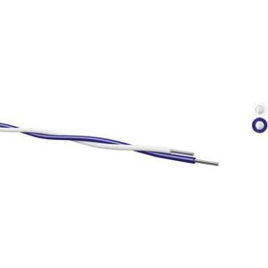 Yv 2x0,6/1,1 mm white-black, twisted, Hook-up wire, PVC 170206009 Kabeltronik Yv 2x0,6/1,1 mm white-black, twisted, Hook-up wire, PVC 170206009 Kabeltronik