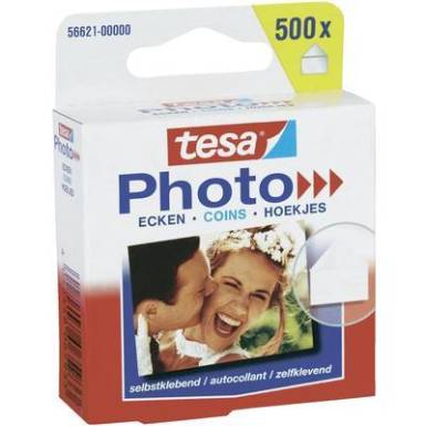 Fénykép ragasztófül Tesa® Photo Mounts 500 db átlátszó TESA 56621 Fénykép ragasztófül Tesa® Photo Mounts 500 db átlátszó TESA 56621