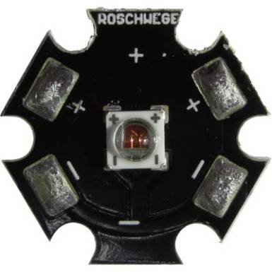 High-Power UV LED csillag alakú panelhoz 395 nm, 1 chip, Star-UV395-05-00-00 High-Power UV LED csillag alakú panelhoz 395 nm, 1 chip, Star-UV395-05-00-00