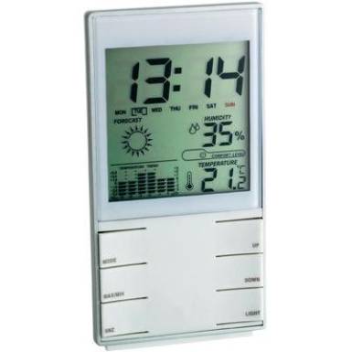 Elektronikus időjárásjelző állomás, digitális, ezüst, TFA Elektronikus időjárásjelző állomás, digitális, ezüst, TFA
