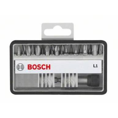 Bosch 2607002567 Csavaroz&oacute; bit k&eacute;szlet Robust Line L extrakem&eacute;ny, 18 + 1 r&eacute;szes, 25mm, Ph, Pz, Torx&reg;