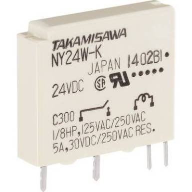 Miniatűr relé, 1 AK 5 V NY-05W-K-IE Miniatűr relé, 1 AK 5 V NY-05W-K-IE