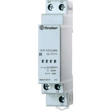 Finder teljesítmény modul alkonykacsolóhoz, 12V/DC, 1 váltó, 19.91.9.012.4000 Finder teljesítmény modul alkonykacsolóhoz, 12V/DC, 1 váltó, 19.91.9.012.4000