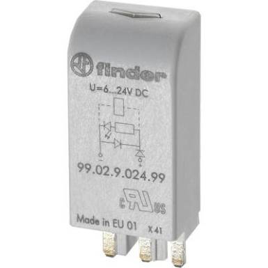 EMV zavarszűrő-/kijelző modul, Finder 99.02.0.024.98 EMV zavarszűrő-/kijelző modul, Finder 99.02.0.024.98