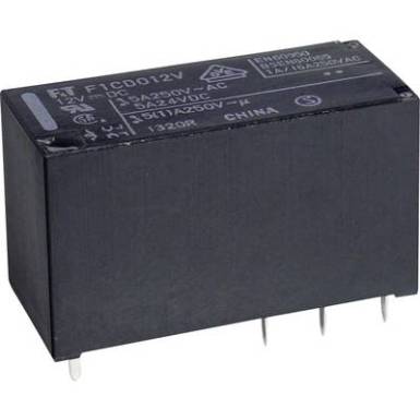 Miniatűr teljes&iacute;tm&eacute;nyrel&eacute;, Takamisawa FTR-F1 CD 024 18 - 44,4 V/DC, 300 V/DC, 125 VA, IP67, 2 x v&aacute;lt&oacute;, AgSnO2