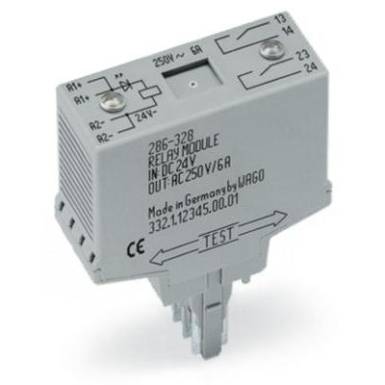 Relé modul 2 záró, WAGO 286-328 Relé modul 2 záró, WAGO 286-328
