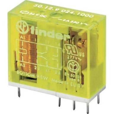 Finder biztonsági relé, 24 V/DC, 400 V/AC 8A, 2 váltós, 50.12.9.024.1000 Finder biztonsági relé, 24 V/DC, 400 V/AC 8A, 2 váltós, 50.12.9.024.1000