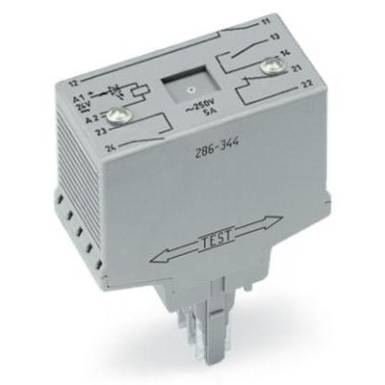 Relé modul 1 nyitó, 3 záró 250 V, WAGO 286-344 Relé modul 1 nyitó, 3 záró 250 V, WAGO 286-344
