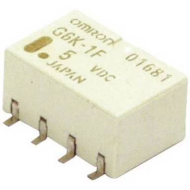 2 pólusú PCB jel relé, monostabil, 24 V/DC 2 váltó, 1 A 125 V DC/AC 62,5 VA/24 W, Omron G6K-2F-Y 24DC 2 pólusú PCB jel relé, monostabil, 24 V/DC 2 váltó, 1 A 125 V DC/AC 62,5 VA/24 W, Omron G6K-2F-Y 24DC