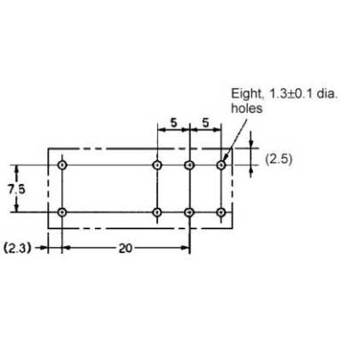 PCB teljesítmény relé 24 V/DC 2 váltó 8 A/250 V/AC, 300 V/DC/440 V/AC, 2000 VA/240 W, Omron G2RL-2 24V PCB teljesítmény relé 24 V/DC 2 váltó 8 A/250 V/AC, 300 V/DC/440 V/AC, 2000 VA/240 W, Omron G2RL-2 24V