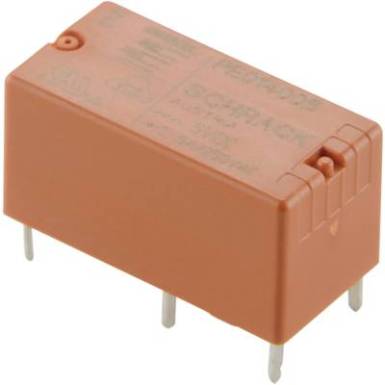 PE teljes&iacute;tm&eacute;ny rel&eacute;,  monostabil 12 V/DC 1 v&aacute;lt&oacute; 5 A 250 V/AC, 1250 VA, TE Connectivity PE014012