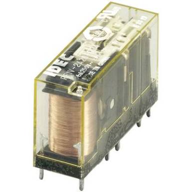 Kényszervezérelt relé RF1V érintkezőkkel 24 V/DC 3 záró /1 nyitó 6 A 30 V/DC/250 V/AC, Idec RF1V-3A1BL-D24 Kényszervezérelt relé RF1V érintkezőkkel 24 V/DC 3 záró /1 nyitó 6 A 30 V/DC/250 V/AC, Idec RF1V-3A1BL-D24