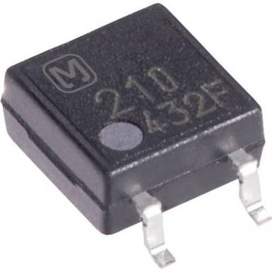PhotoMOS relé, pólusszám: 4, 1 záró 350 V/DC/AC 120 mA, Panasonic AQY210ST PhotoMOS relé, pólusszám: 4, 1 záró 350 V/DC/AC 120 mA, Panasonic AQY210ST