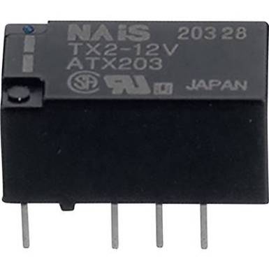 Jelzőrel&eacute; ny&aacute;kba, 24 V 2 v&aacute;lt&oacute;, 1 A 110 V/DC/125 V/AC 30 W, Panasonic TXS224